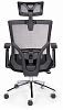 Кресло Гарда SL спинка - сетка, сиденье - ткань, цвет черный. Механизм качания Синхромеханизм. Хромированная крестовина. Нагрузка до 120 кг.