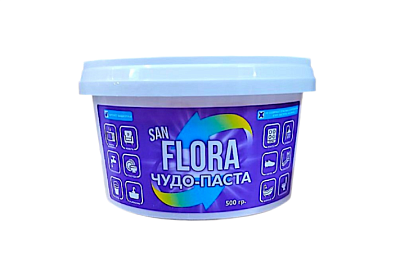 Чистящая паста для любых поверхностей Sanflora (Санфлора)  500 мл универсальная