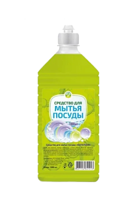 Средство для мытья посуды  Flora "Яблоко" 1 л флакон пуш-пул