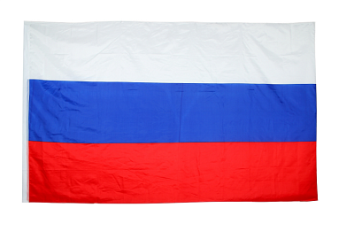 Флаг Российской Федерации, 150х250 см, полиэфирный шёлк, карман для древка 3 см