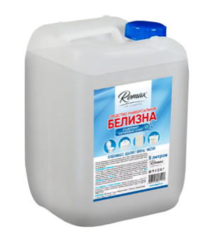 Средство чистящее, отбеливающее и  дезинфицирующее  Romax "Белизна"  5 л ,концентрат 

