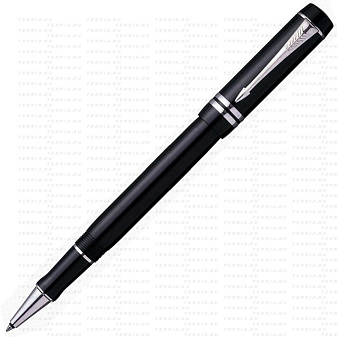 Роллер PARKЕR DUOFOLD Т-89 Black PT Fblack, корпус: эпоксидная смола/платина, подарочная упаковка