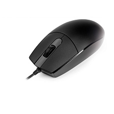 Мышь проводная  Smartbuy ONE 216-K оптическая (1000 dpi), USB (3but)+Roll, 3 кнопки, длина провода 1,5м, размер, цвет черный