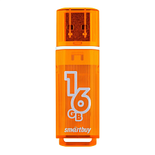 Флеш-носитель SmartBuy "Glossy" 16Gb , оснащённым USB-портом.