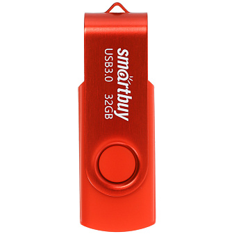 Флеш-носитель  32Gb USB 3.0, SmartBuy "Twist", красный  