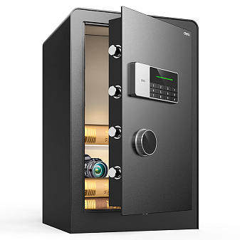 РАСПРОДАЖА Сейф Deli ET552 600x380x360 (ВхШхГ). Замок электронный кодовый. Вес 29кг.