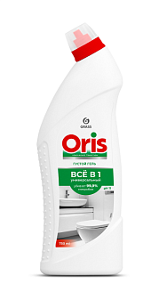 Чистящее средство для сантехники Grass "ORIS Всё в 1" 750 мл Дезинфицирующее, уничтожает плесень, грибок, неприятные запахи, Содержит хлор.