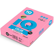 Бумага IQ COLOR формат А-3, плотность 160 г/м2, 250 листов, цвет розовый Пастель PI25