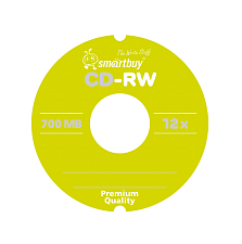 Диск CD-RW  10шт/уп, Smart buy, 700 МБ 12х