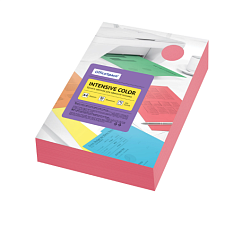 Бумага OfficeSpace "Intensive Color"  формат А-4, плотность 80 г/м2, 500 листов, цвет красный Интенсив