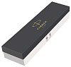 Ручка шариковая PARKER Urban Core Metro Metallic CT M черный стержень, нержавеющая сталь, серебристый отделка, подарочная упаковка