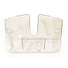 Лоток-буклетница пластиковая  А4 "Uniplast" навесной, размер 34 см х 22 см х 10 см, цвет прозрачный ,цена за 1 шт.