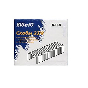 Скобы для степлера №24/8 "KW-Trio" сшивают до 50 листов, 1000 шт/упак