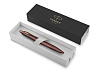 Ручка шариковая PARKER IM Monochrome K328 Burgundy PVD M коричневый матовый M синий стержень, нержавеющая сталь, отделка PVD покрытие, подарочная упаковка