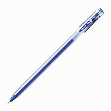 Ручка гелевая CROWN Multi MTJ-500, синий стержень, 0,4 мм, прозрачный корпус, одноразовая  