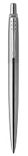 Ручка шариковая PARKER Jotter Core K61 Stainless Steel CT M, синий стержень. Корпус: нержавеющая сталь, цвет отделки: серебристый. Блистер.