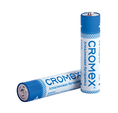 Батарейка щелочная CROMEX Alkaline / 1,5V / LR03, AАA,, мизинчиковая, 1шт
