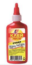 Клей ПВА Супер -М "Луч", пластиковая бутылочка с дозатором, 85гр