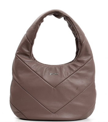 Сумка женская из натуральной кожи MATTIOLI 083-22C, размер 40х27х7 см, цвет коричневый