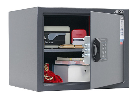 Сейф мебельный AIKO T-280 EL 280х350х300 (ВхГхШ), вес 8,3 кг, объем 24,7 л, Предназначен для хранения незначительных ценностей. Тип замка: электронный кодовый.