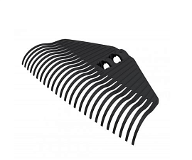 Грабли веерные 25 зубьев 41,5×21×6,5см  премиум макс пластмассовые (стеклонаполненный полиамид)  без черенка
