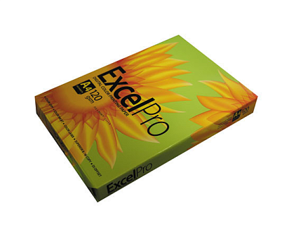 Бумага Excelpro Sun Flower А-4, плотность 120 г/м2, белизна 167%,яркость 98,5 % ISO, 250 листов суперкаландрированная , матовая ,без покрытия  бумага