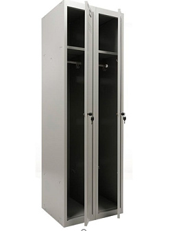 Шкаф для одежды Практик ML 21-60 (ML-11-30 + ML-01-30), 1830x600x500 (ВхШхГ) 35 кг, поставляются в разобранном виде