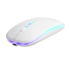 Мышь беспроводная DEFENDER TOUCH MM-997 оптическая (1600dpi) USB, 4 кнопки, радиус действия 10м, размер 3.5x11.6x7мм, цвет белый