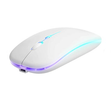 Мышь беспроводная DEFENDER TOUCH MM-997 оптическая (1600dpi) USB, 4 кнопки, радиус действия 10м, размер 3.5x11.6x7мм, цвет белый
