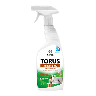 Спрей полироль-очиститель для мебели Grass "Torus" 600 мл профессиональное средство для ухода за твердыми поверхностями.