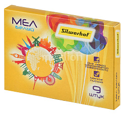 Мел белый Silwerhof 9 шт в упаковке, прямоугольный