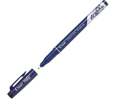 Ручка стираемая капиллярная Pilot Frixion Fineliner SW-FF (B) "Пиши-Стирай", черный стержень, 0,45 мм