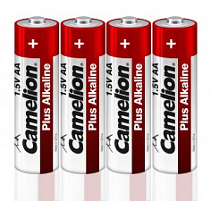 Батарейка щелочная Camelion Plus Alkaline спайка/ 1,5V / LR6, AA, пальчиковые / 4шт./уп.