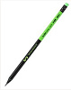 Карандаш чернографитовый Deli EC019-2B Enovation с ластиком, 2B, деревянный, шестигранный, 