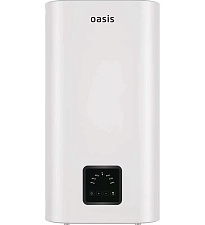 Водонагреватель накопительный, электрический OASIS AP-80, объём 80л., настенное крепление, механическое управление мощность 1500Вт. Минимальная температура нагрева 30 °C, максимальная температура, 80 °С. Размер: 54,2x94x28,8 см.