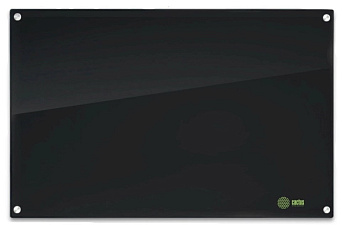 Доска маркерная стеклянная чёрная 120х150 см Cactus CS-GBD-120x150-BK-TM