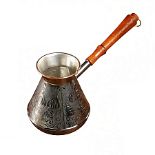 Турка для варки кофе медная, 0,85 л.