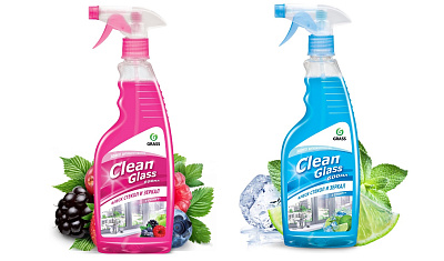 Спрей  для стекол, зеркал Grass "Clean Glass" 600 мл 