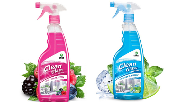 Спрей  для стекол, зеркал Grass "Clean Glass" 600 мл 