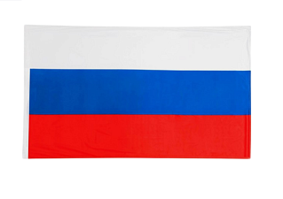 Флаг Российской Федерации, 90х150 см, хлопчатобумажная особопрочная ткань