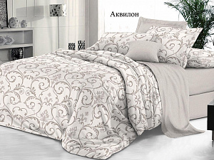 Комплект постельного белья 2-спальный Бязь Bella Vita Luxe "Аквилон"  Простыня 180х215 см, пододеяльник 175х215 см, наволочка 70х70 см - 2шт