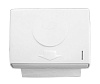 Полотенцедержатель для листовых полотенец Z- сложения KSITEX TH-5823 W, рассчитан на 1-у упаковку полотенец, пластиковый, окно, без замка, размеры: 200х278х100 мм, цвет белый.