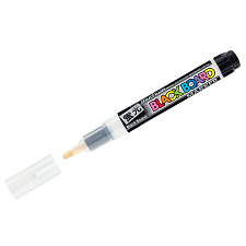 Маркер мелковый MunHwa "Black Board Marker", белый, круглый наконечник, толщина линии до 3 мм, водная основа