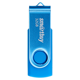Флеш-носитель  32Gb USB 2.0, SmartBuy "Twist", синий  