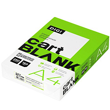 Бумага А-4, Cartblank Digi плотность 160 г/м2, белизна 145 % по CIE, яркость 99% ISO,толщина 190 мкр , 250 листов, каландрированная, без покрытия