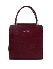Сумка женская из натуральной кожи MATTIOLI 003-21С3, размер 22x23x10,5 см, цвет бордовый