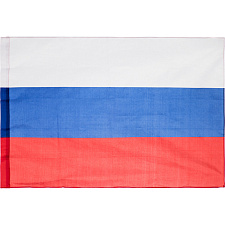 Флаг Российской Федерации, 90х145 см, флажная сетка/шелк