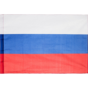 Флаг Российской Федерации, 90х145 см, флажная сетка/шелк