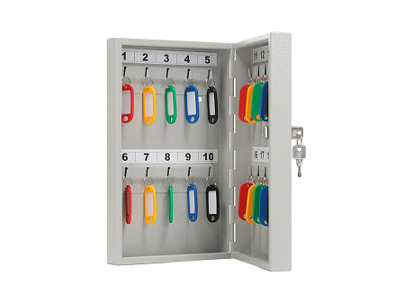 Шкаф для ключей KEY-20, размер: 300x185x59 мм (ВхШхГ) с брелоками. ЗАКАЗНАЯ ПОЗИЦИЯ 